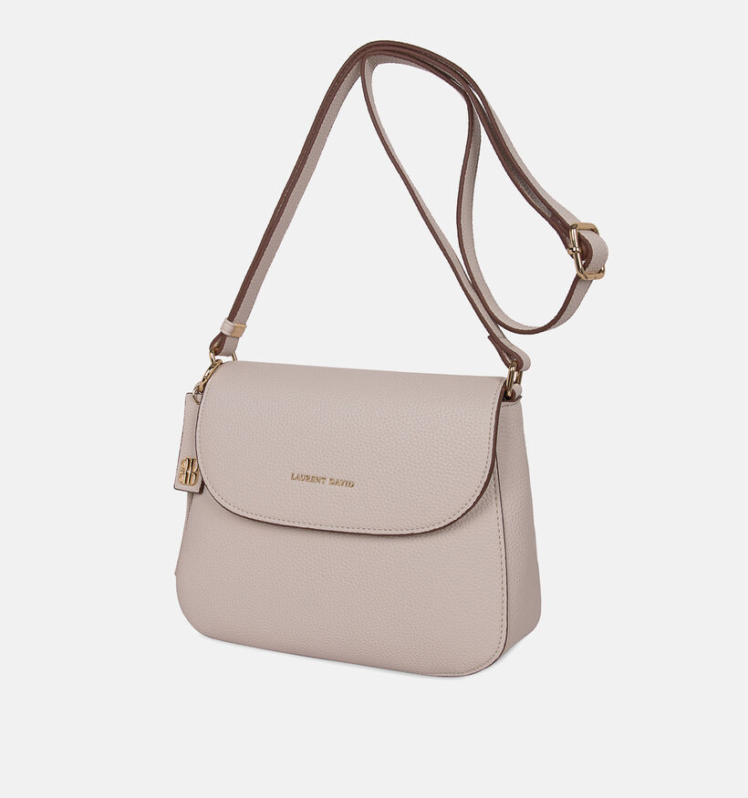 Laurent David Sac port&eacute; crois&eacute; en Beige pour femmes (374018)