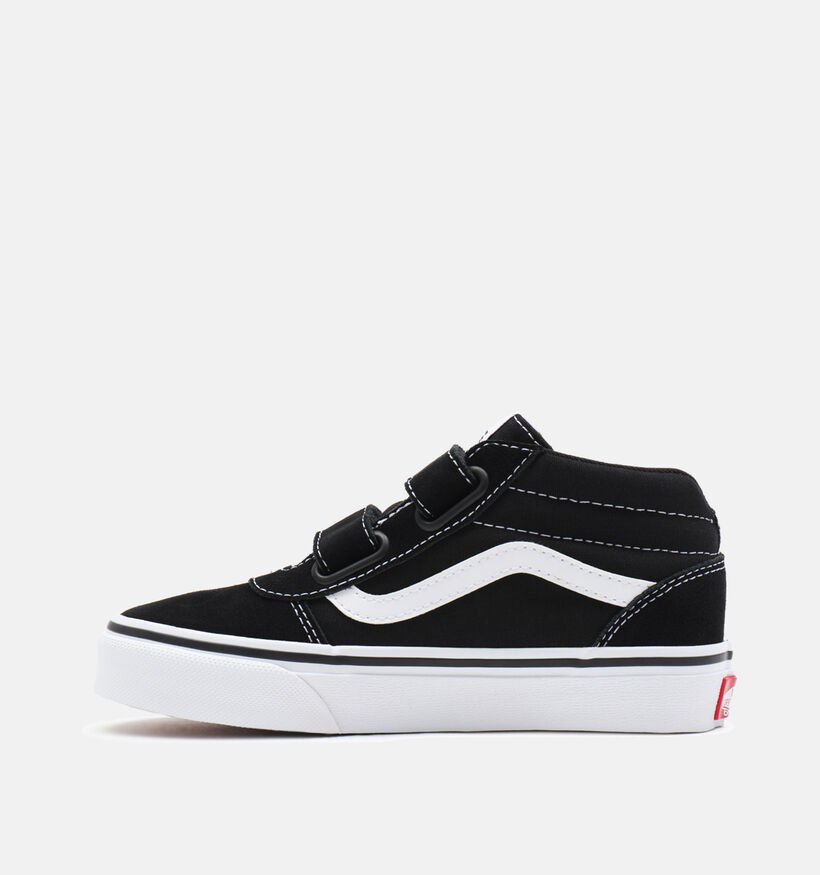 Vans Ward Mid Baskets de skate en Noir pour filles, garçons (347739)