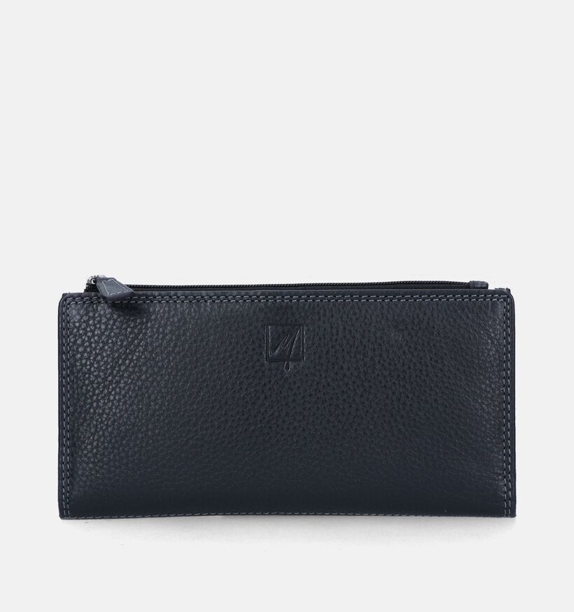 Label M Porte -monnaie à rabat en Noir pour femmes (336259)