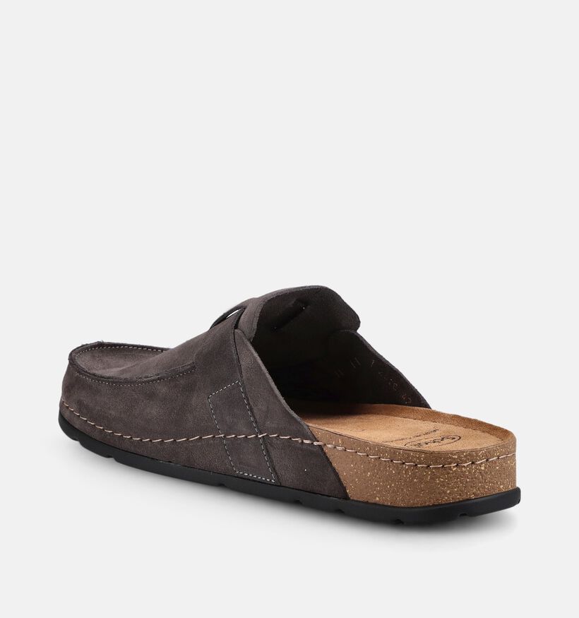 Scholl Bora Nu-pieds casual en Gris pour hommes (381872)