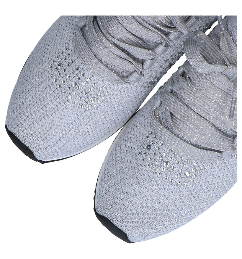 La Strada Chaussures à lacets en Gris clair en textile (292909)