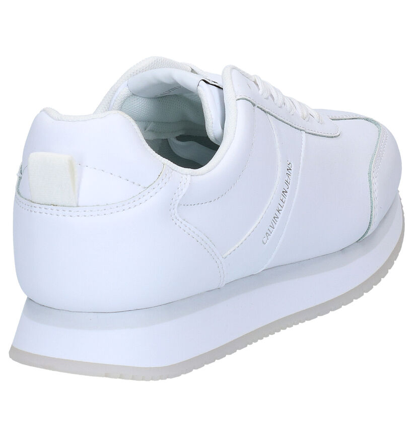 Calvin Klein Witte Sneakers in leer (285310)