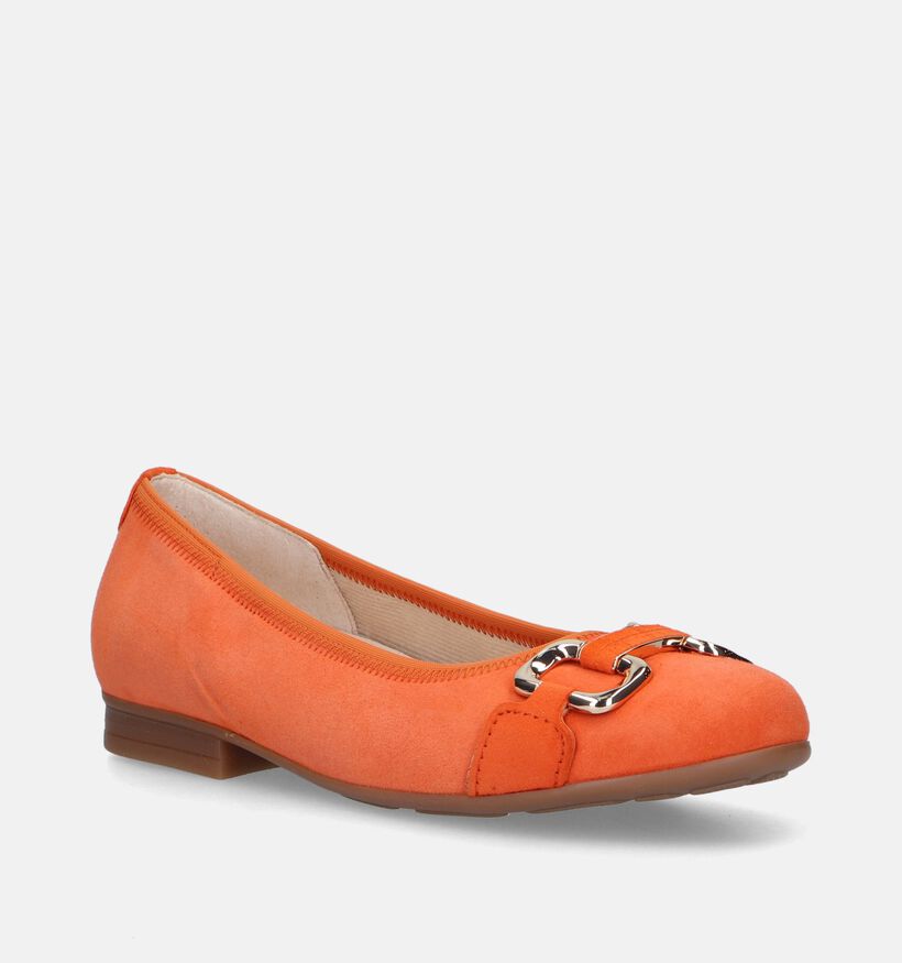 Gabor Comfort Ballerines en Orange pour femmes (339474) - pour semelles orthopédiques