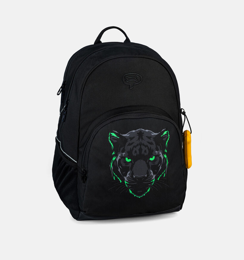 STONES and BONES Black Panther Sac &agrave; dos en Noir pour gar&ccedil;ons (377361)