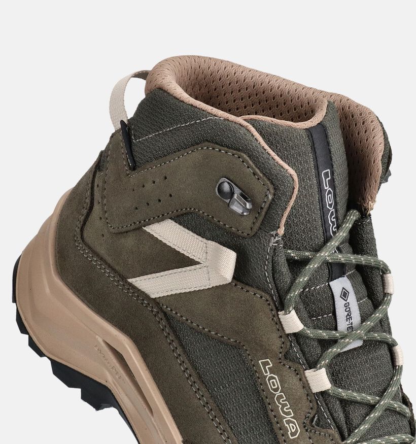 LOWA Ventierra GTX Kaki Wandelschoenen voor dames (374312) - geschikt voor steunzolen