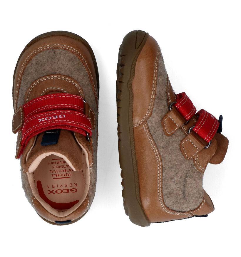 Geox Macchia Camel Babyschoentjes voor jongens (317570) - geschikt voor steunzolen