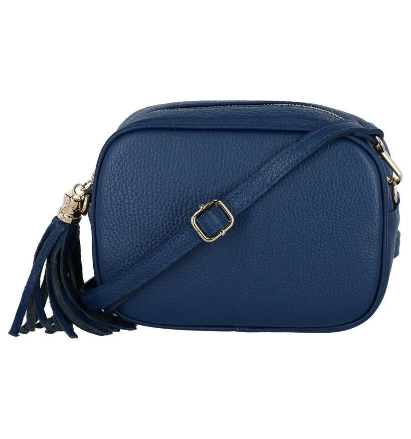 Dolce C. Sac Porté Croisé en Bleu en cuir (280843)