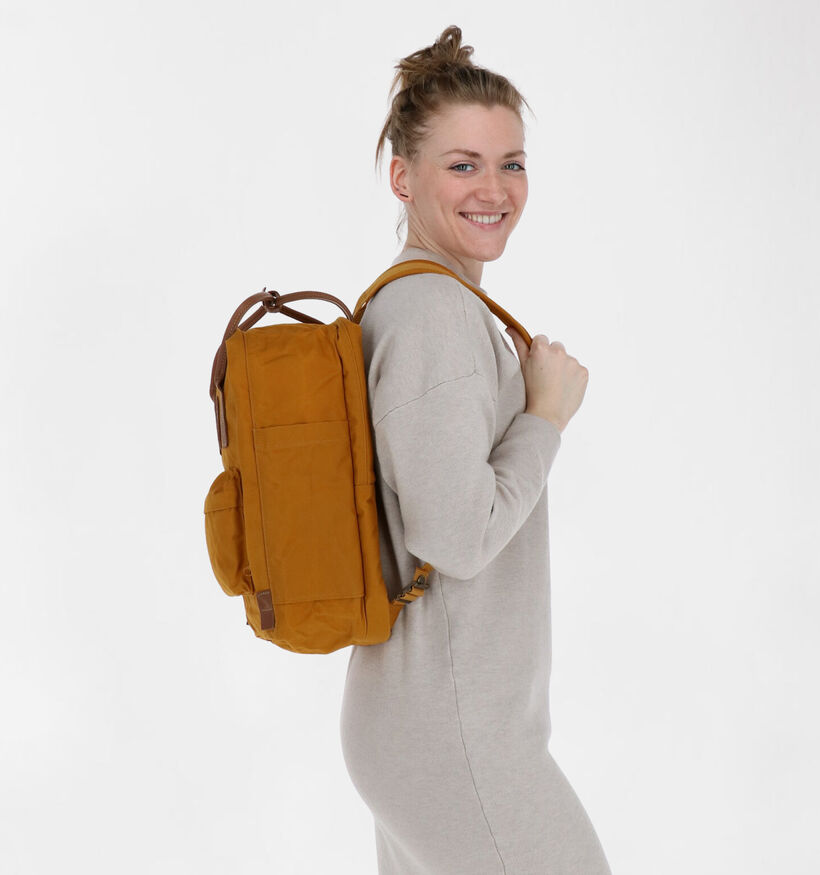 Fjällräven Kånken Laptop 15 inch Sac à Dos en Jaune en textile (277375)