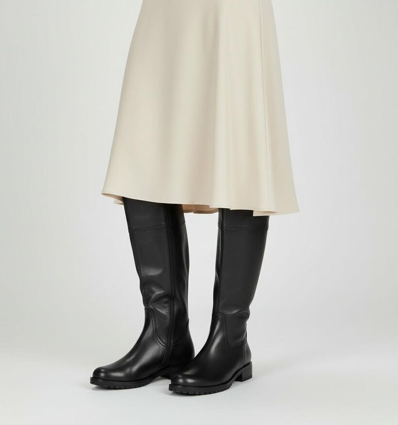 Gabor OptiFit Zwarte Lange Laarzen Gabor OptiFit Zwarte Lange Laarzen voor dames (347059) - geschikt voor steunzolen