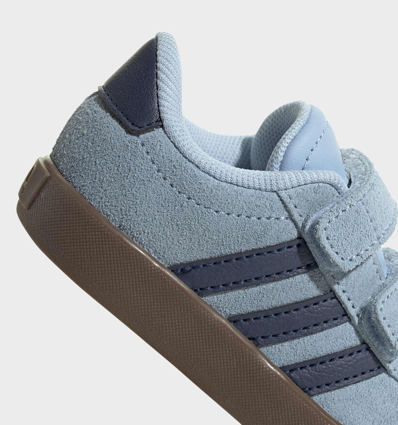 adidas VL Court 3.0 Lichtblauwe Sneakers voor meisjes, jongens (380826)