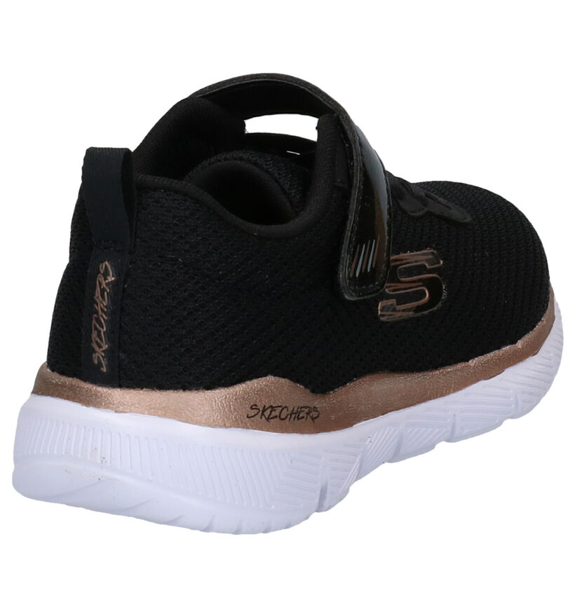 Skechers Skech Appeal Zwarte Sneakers in stof (294003)