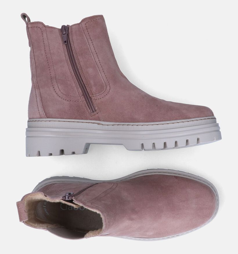 Gabor Best Fitting Roze Chelsea Boots voor dames (316918) - geschikt voor steunzolen