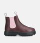 Camper Bottines Chelsea en Bordeaux pour filles (363602)