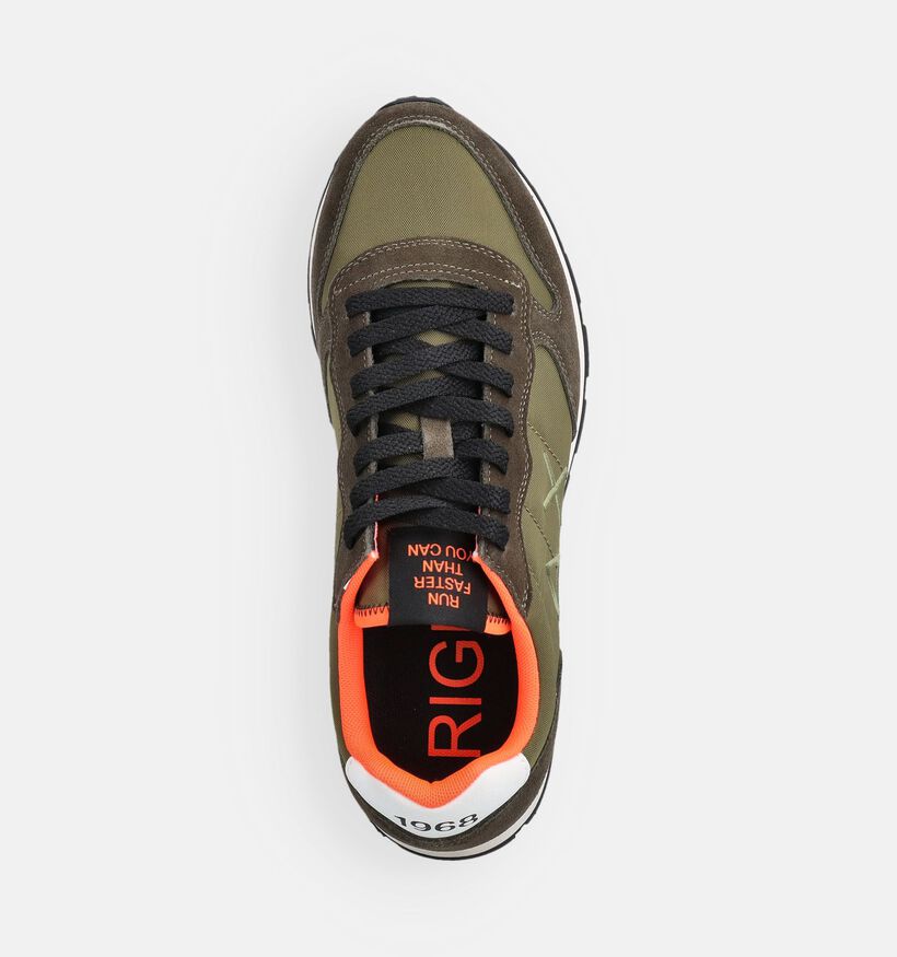 Sun68 Tom Groene Lage Sneakers voor heren (368806) - geschikt voor steunzolen