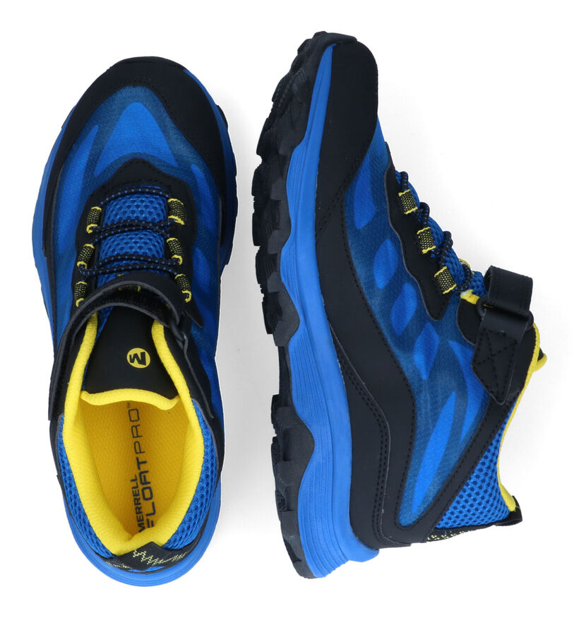 Merrell Moab Speed Mid Baskets en Bleu en synthétique (302564)