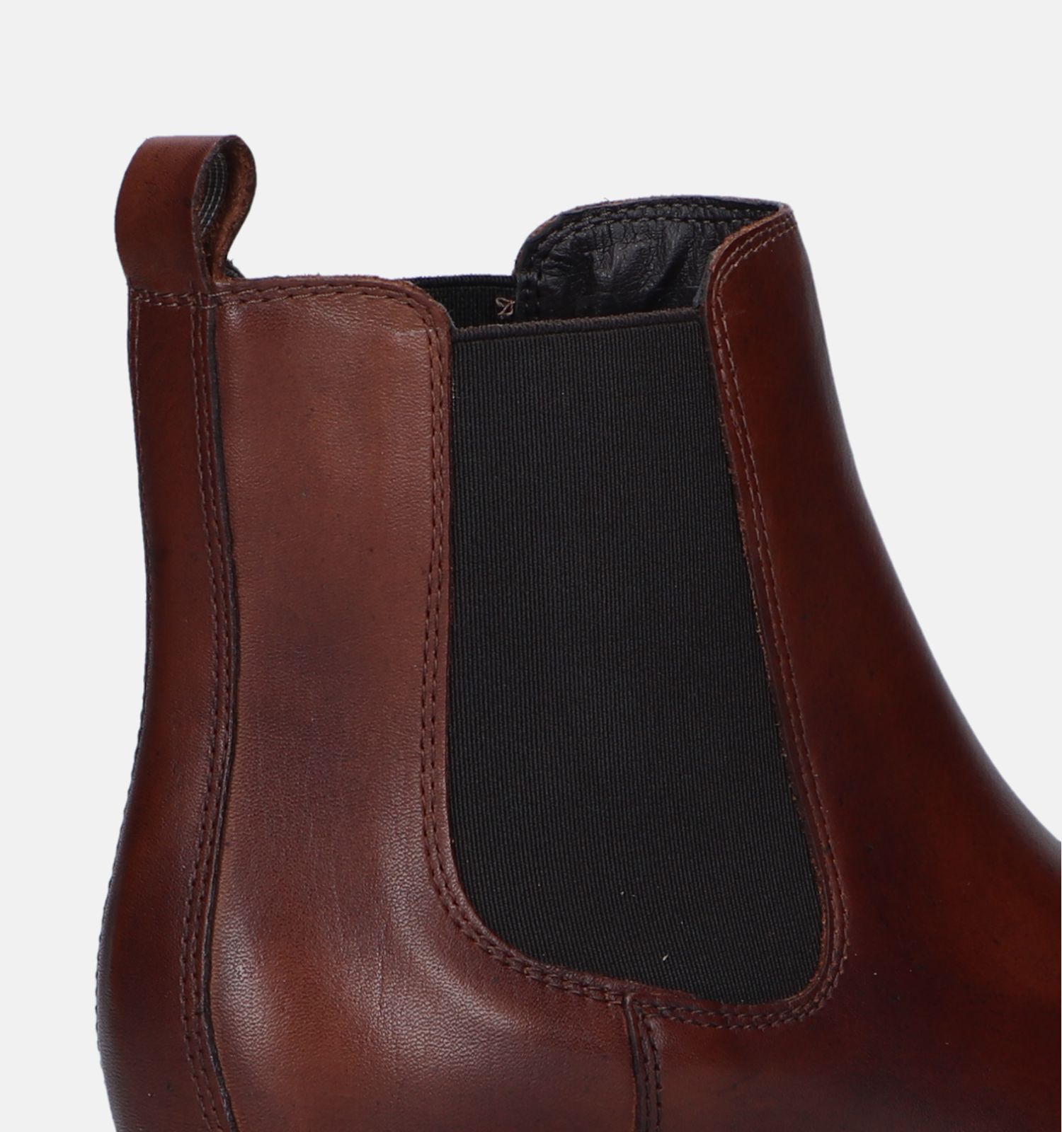 Bottines plates on sale cognac femme