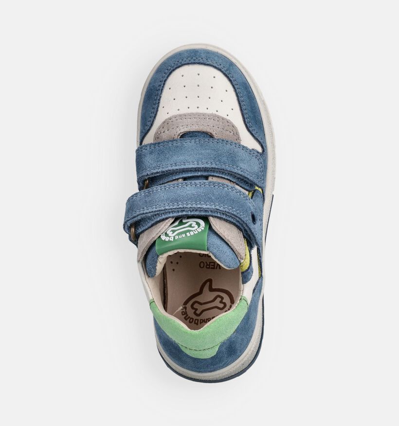 STONES and BONES Party Baskets basses en Bleu pour gar&ccedil;ons (369626) - pour semelles orthop&eacute;diques