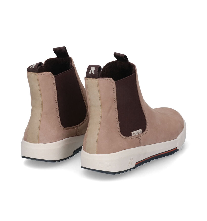 Rieker Bottines Chelsea en Taupe en nubuck (315810)