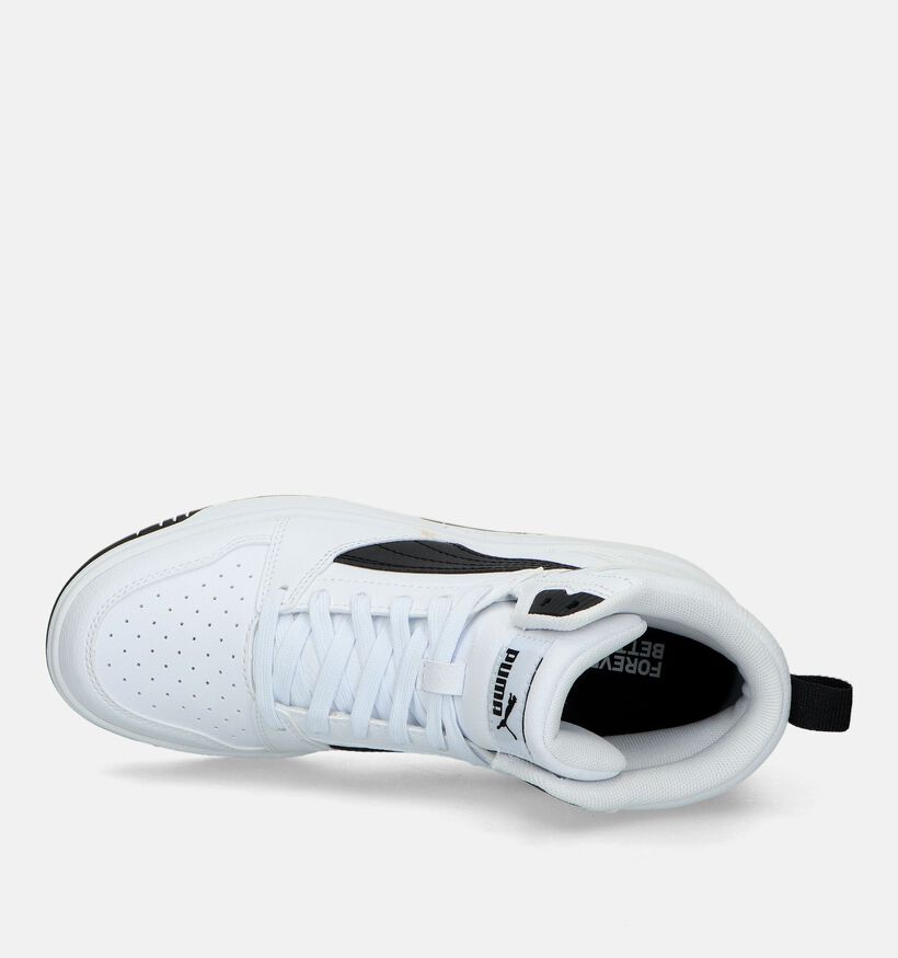 Puma Rebound V6 Witte Sneakers voor jongens, meisjes (326348)