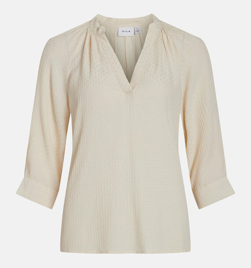 Vila Jean Blouse en Beige pour femmes (332088)