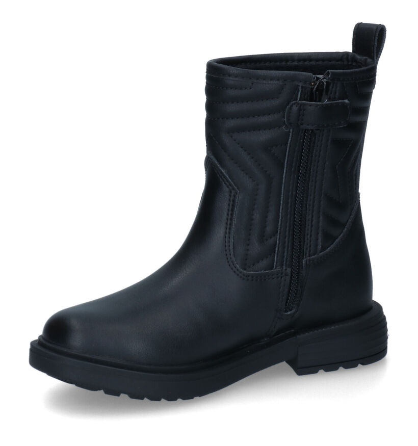 Geox Eclair Bottes basses en Noir en simili cuir (317644)