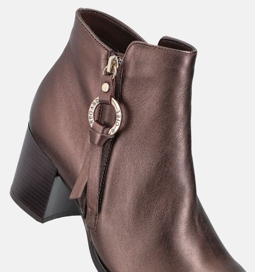 Regarde le Ciel Taylor Bottines à talons en Marron pour femmes (365551)