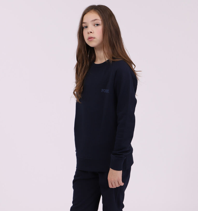 Foert Blauwe Unisex Sweater voor jongens, meisjes (310919)