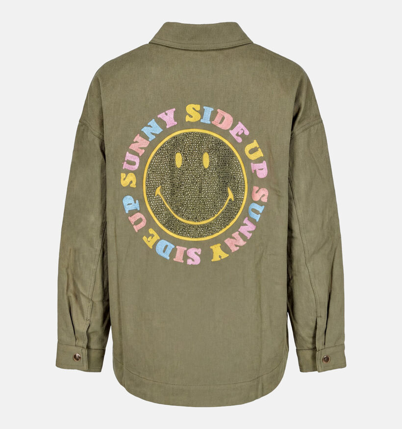 The Shirt Project Jacket Smiley Donkergroene Jas voor dames (374349)