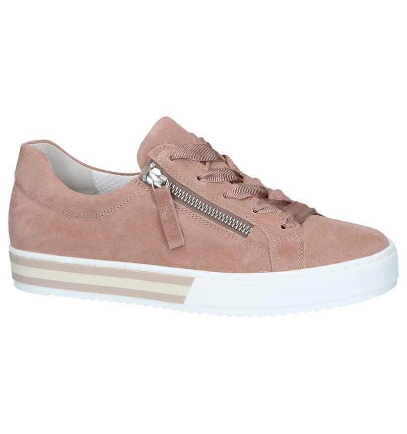 Gabor Chaussures basses en Rose foncé en daim (245407)