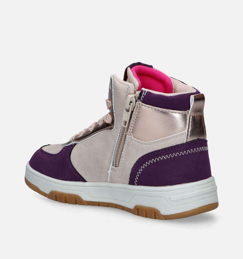 Milo & Mila Paarse Hoge schoenen voor meisjes (346942)