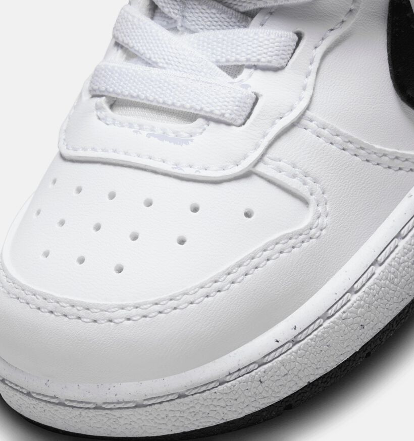 Nike Court Borough Low TD Witte Sneakers voor jongens, meisjes (357360) - geschikt voor steunzolen