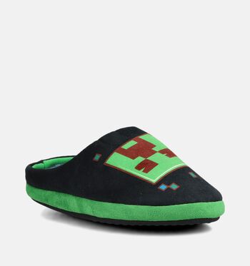 Minecraft Pantoufles Noir