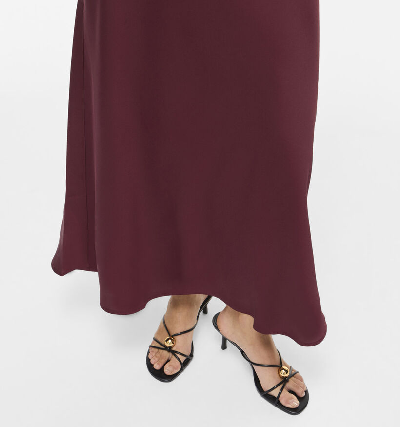 Vila Ellette Bordeaux Midi-Rok voor dames (378451)