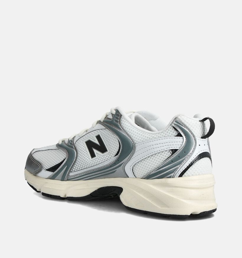 New Balance 530 Witte/Zilveren Sneakers voor heren (358630) - geschikt voor steunzolen