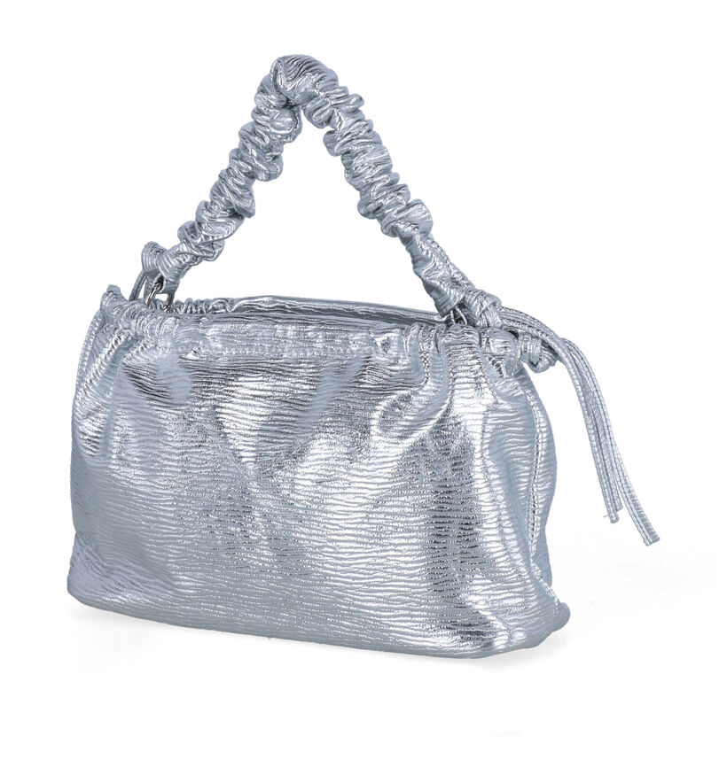 Hvisk Arcadia Vegan Sac à main en Argent en simili cuir (301023)