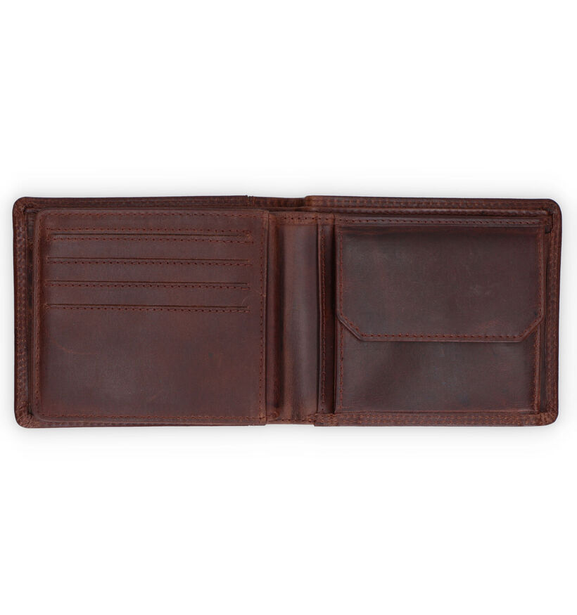 Maverick Portefeuille en Brun pour hommes (358810)