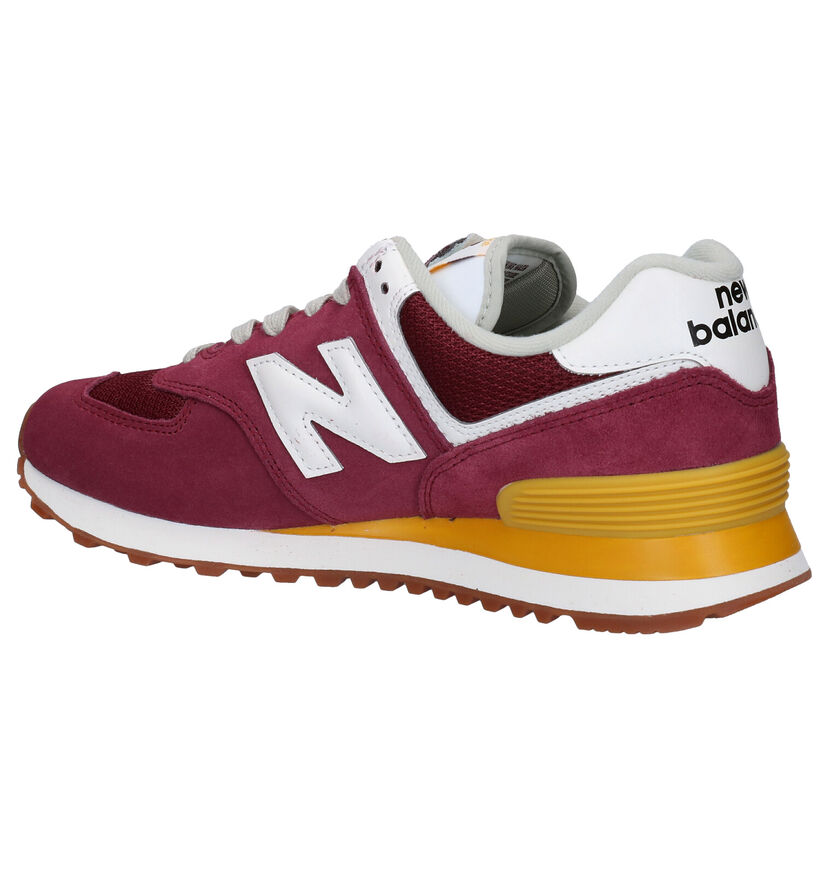 New Balance WL574 Roze Sneakers voor dames (301950) - geschikt voor steunzolen