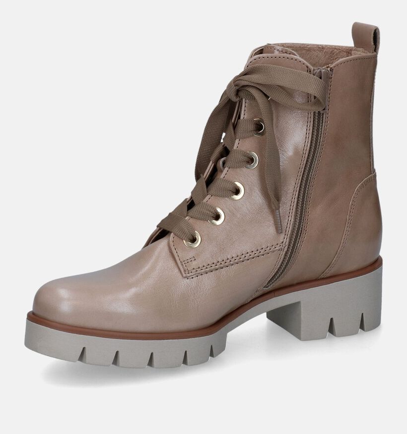 Gabor Best Fitting Bottines en Taupe pour femmes (315146) - pour semelles orthopédiques