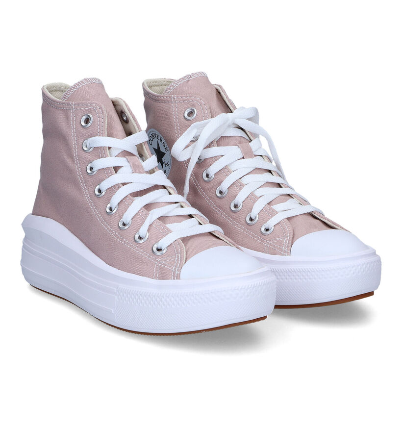 Convers Chuck Taylor All Star Move Platform Baskets en Noir pour femmes (341706)