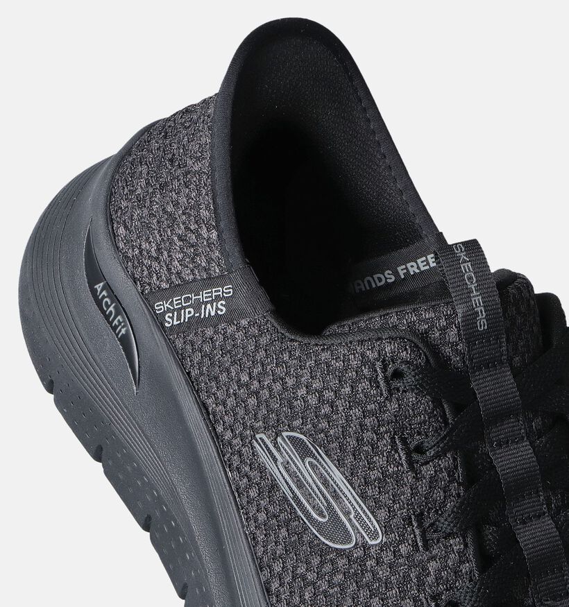 Skechers Arch Fit 2.0 Zwarte Slip-ins voor heren (350314) - geschikt voor steunzolen