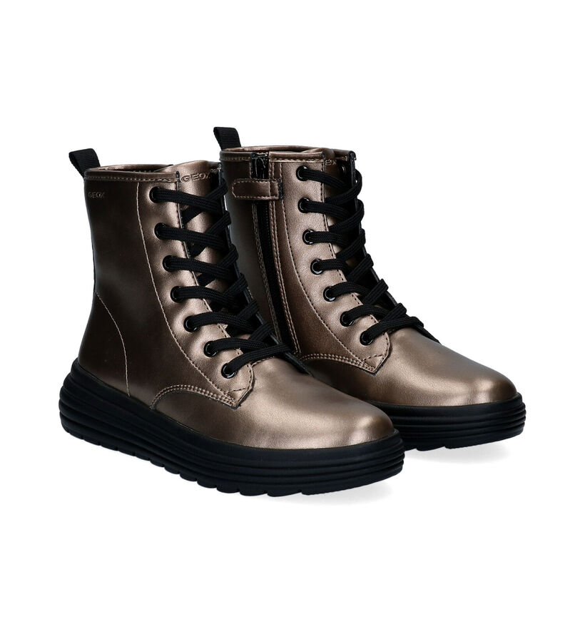 Geox Phaolae Bronzen Bottines in kunstleer (295123)