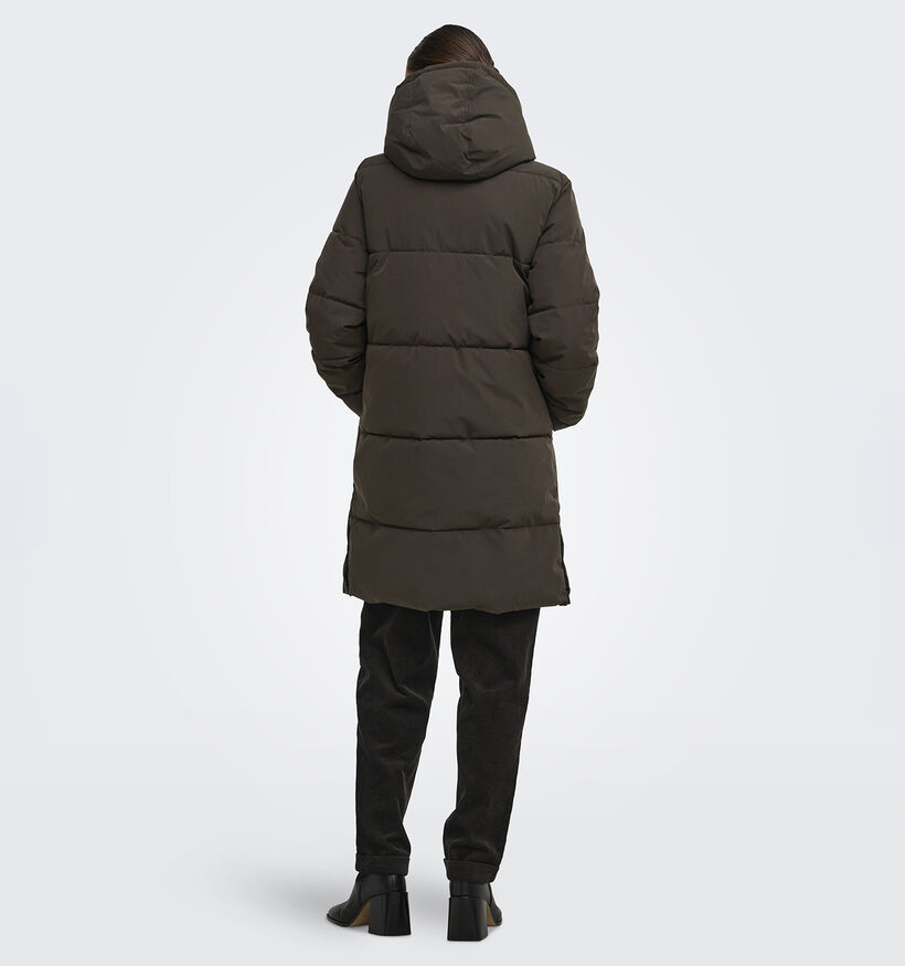 JDY Blair Manteau court en Brun fonc&eacute; pour femmes (378314)