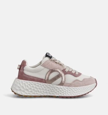 No Name Sneakers Wit/Beige/Blauw/Roze