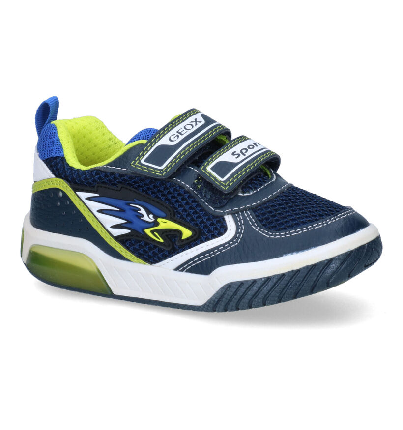 Geox Inek Boy B Chaussures à velcro avec Lumières pour garçons (302603) - pour semelles orthopédiques