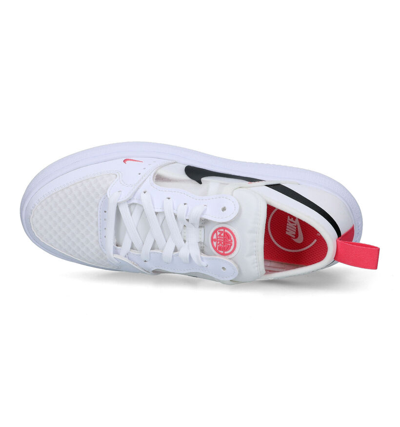 Nike Court Vision Alta Baskets en Blanc pour femmes (324606)