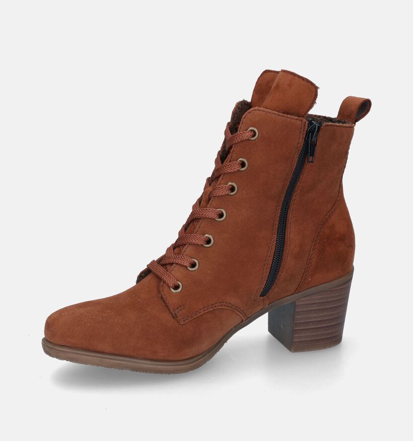 Rieker Zwarte Enkellaarsjes met veters voor dames (331603)