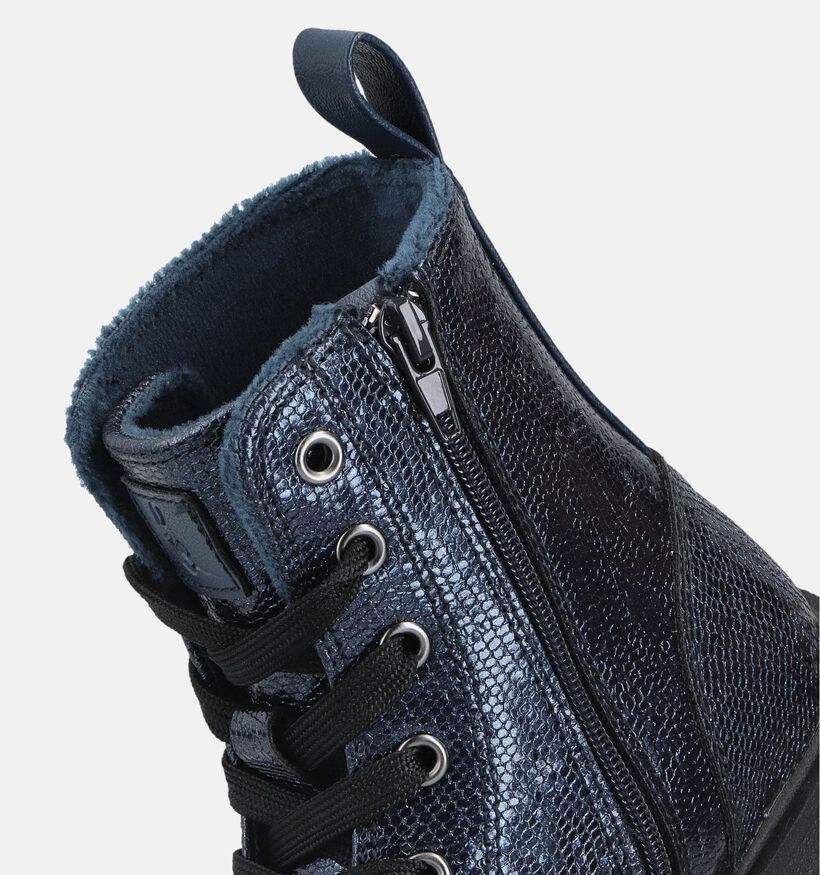 Milo & Mila Chaussures hautes en Bleu pour filles (362947) - pour semelles orthopédiques