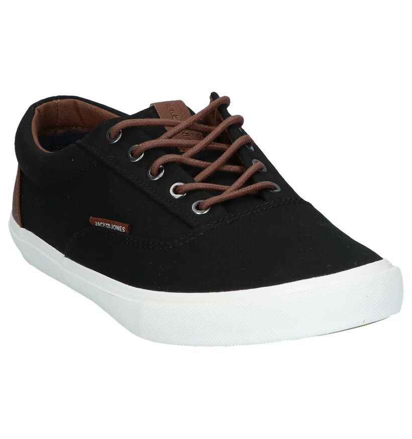 Jack & Jones Vision Mixed Blauwe Veterschoenen in stof (286410)