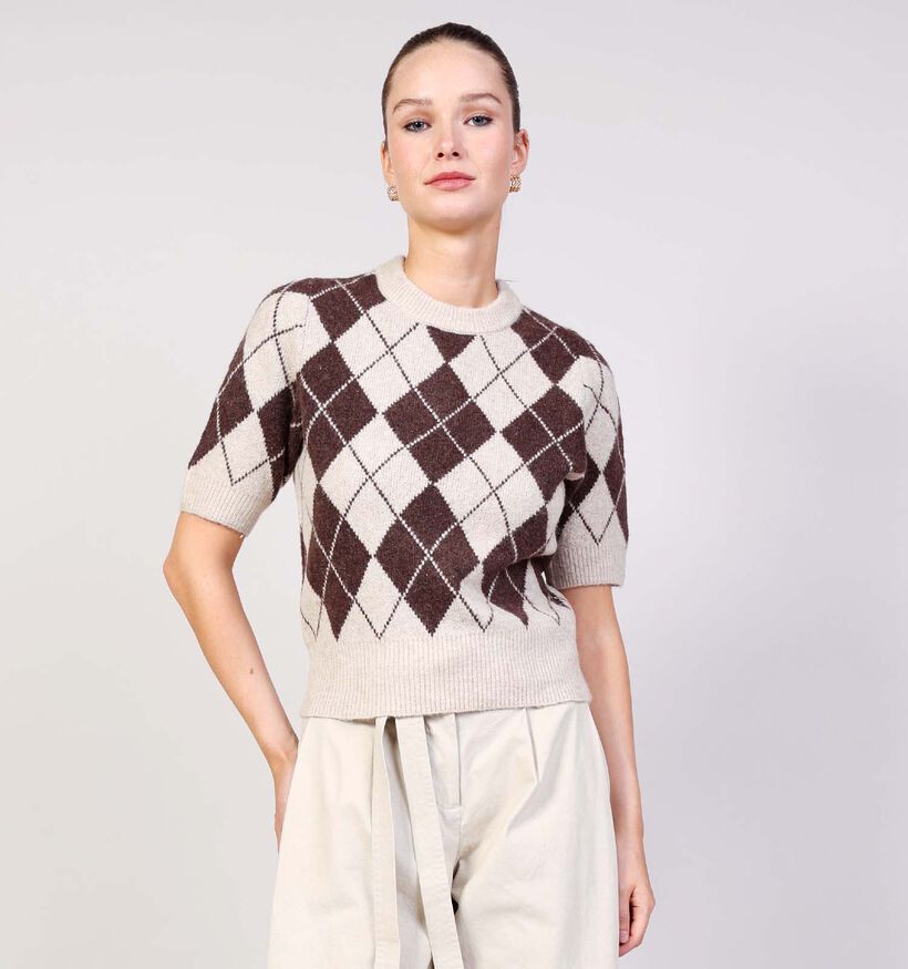 Vero Moda Halo Lichtbeige Pull voor dames (366110)