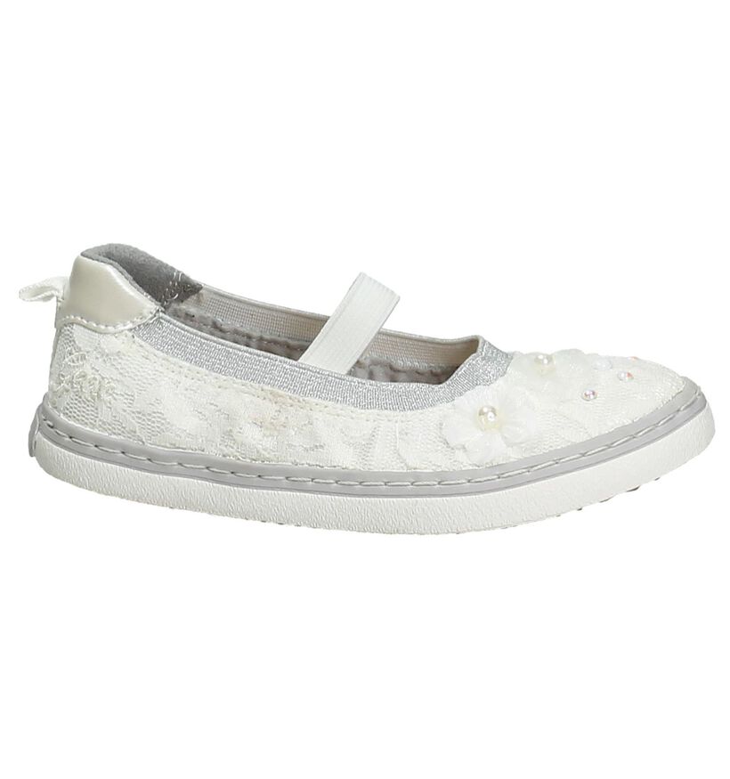 Geox Ballerines en Blanc en textile (190693)